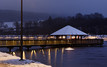 Ponton du lac des Doyards à Vieilsalm